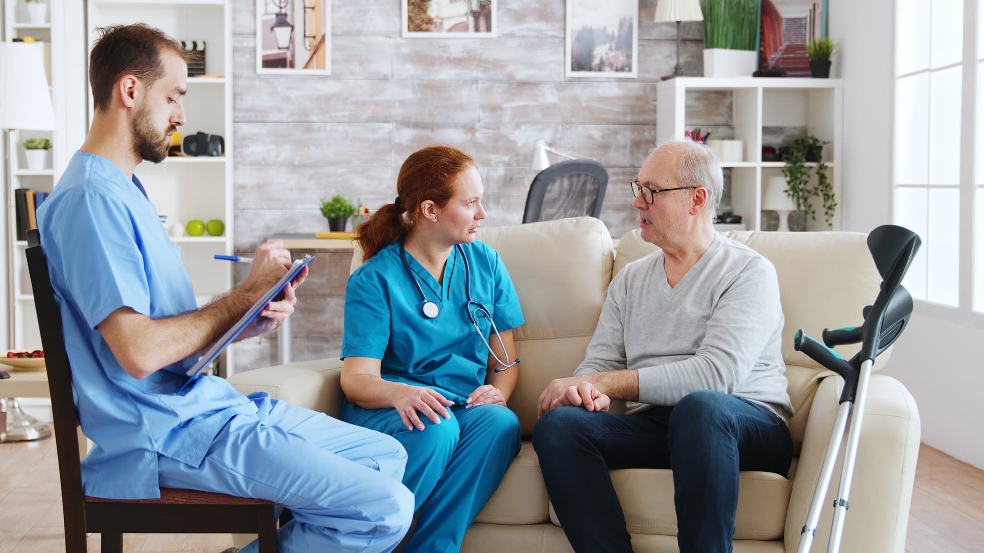 Caregiver training session